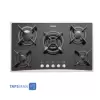 Steel Alborz 5 Flames Gas Hob Model G5904