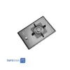 Steel Alborz 1 Flame Gas Hob Model G1351