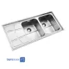 Steel Alborz IN-SET Sink Model 762