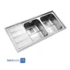 Steel Alborz IN-SET Sink Model 764