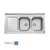 Steel Alborz IN-SET Sink Model 214