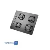 Steel Alborz 4 Flames Gas Hob Model G4561