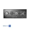 Steel Alborz 4 Flames Gas Hob Model G4101