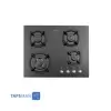 Steel Alborz 4 Flames Gas Hob Model G4652