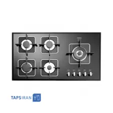 Steel Alborz 5 Flames Gas Hob Model G5909 R&L