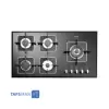 Steel Alborz 5 Flames Gas Hob Model G5909 R&L