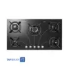 Steel Alborz 5 Flames Gas Hob Model G5908