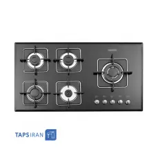 Steel Alborz 5 Flames Gas Hob Model G5959 R&L