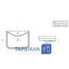 Golsar Counter Basin Kabinet model GRAVITY 60