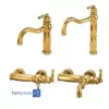 GHAHRAMAN Set Faucets Model ANTIQUE Golden