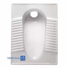 Morvarid Flat Iranian Toilet Model FIROUZEH 