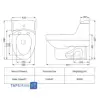 Morvarid Toilet Model ELEGANT 67