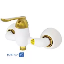 Shibeh Toilet Faucet Model YAS White Golden