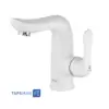 Shibeh Set Faucets Model HAMOON White Chrome