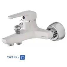 Shibeh Bath Faucet Model MAHTAB White Chrome