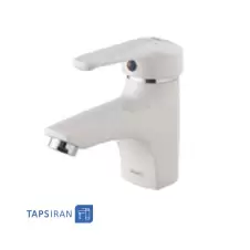 Shibeh Basin Faucet Model MAHTAB White Chrome