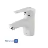 Shibeh Basin Faucet Model MAHTAB White Chrome