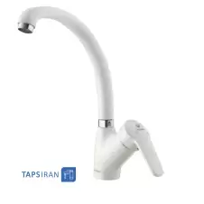 Shibeh Sink Faucet Model MAHTAB White Chrome