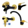 SMPO Set Faucets Model YAS Golden Black 