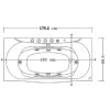 جکوزی زرین آب مدل پرینس 170