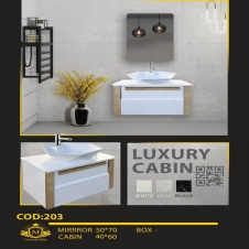 کابینت روشویی لاکچری کابین کد 203