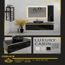 کابینت روشویی لاکچری کابین کد 490