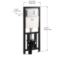 فلاشتانک توکار وال هنگ کوهلر KOHLER wall tank and carrier system