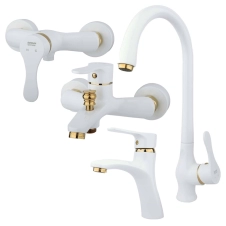 Rassan Set Faucets Model SADAF White