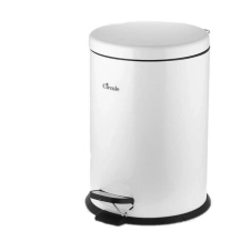 سطل 20 لیتری سرکوله رنگ سفید با درب آرام بند