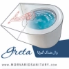 توالت فرنگی وال هنگ مروارید مدل گرتا