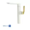 Rassan Set Faucets Model VIYOLET White Golden