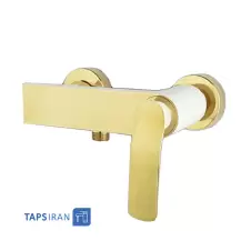 Rassan Toilet Faucet Model VIYOLET White Golden