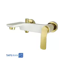 Rassan Bath Faucet Model VIYOLET White Golden