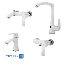 Rassan Set Faucets Model LUTUS White