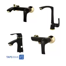 Rassan Set Faucets Model LUTUS Black