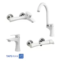 Rassan Set Faucets Model ATIS White