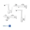 Rassan Set Faucets Model RABIT White