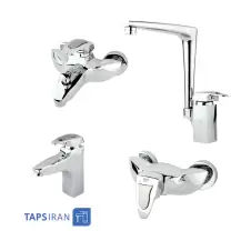 Rassan Set Faucets Model HILDA Chrome