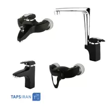 Rassan Set Faucets Model HILDA Black