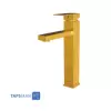 Shouder Long Base Basin Faucet Model Europe Golden