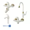 Rassan Set Faucets Model PRIMO White