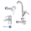 Shouder Set Faucets Model MANA Chrome