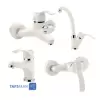 Shouder Set Faucets Model OPAL MILKY Chrome