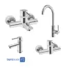 Shouder Set Faucets Model MONACO PLUS Chrome