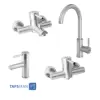 Shouder Set Faucets Model MONACO PLUS Chrome Matte