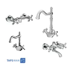 Shouder Set Faucets Model BAROQUE PLUS Chrome