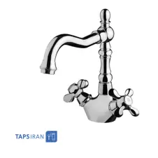 Shouder Basin Faucet Model BAROQUE PLUS Chrome