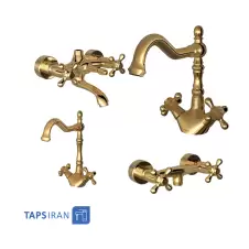 Shouder Set Faucets Model BAROQUE PLUS Golden