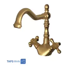 Shouder Basin Faucet Model BAROQUE PLUS Golden