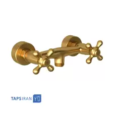 Shouder Toilet Faucet Model BAROQUE PLUS Golden Matte 